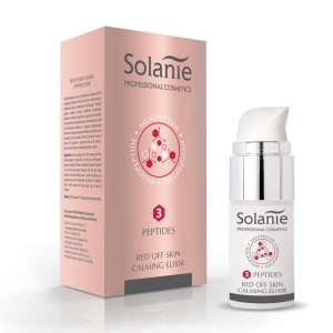 Elixir contra rosetei Red Off Skin Calming cu 3 Peptide - 15 ml - Solanie