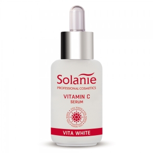 Ser pentru albirea pielii cu vitamina C - Vita White - 30 ml - Solanie