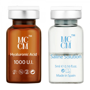 Fiola cu Acid Hialuronic 1000 UI cu Solutie salina - 5 g + 5 ml - MCCM