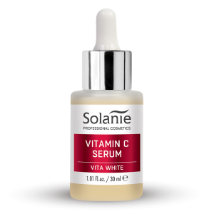 Ser pentru albirea pielii cu vitamina C - Vita White - 30 ml - Solanie
