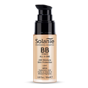 Crema BB cu acid hialuronic si protectie solara SPF 15 - deschis - 30 ml - Solanie