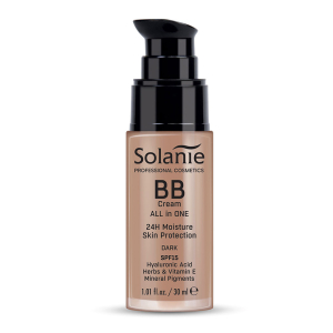 Crema BB cu acid hialuronic si protectie solara SPF 15 - inchis - 30 ml - Solanie