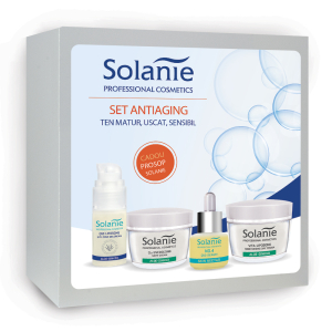 Set AntiAging pentru ten matur, uscat, sensibil - Solanie