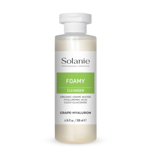 Gel spuma de curatare Struguri - Hialuron - 200 ml - Solanie