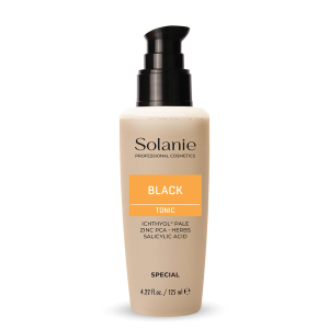 Lotiune tonica neagra pentru ten gras cu ichtiol  - 125 ml - Solanie