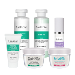 Kit creme Maia pentru ten uscat, 20-30 ani - Solanie - cu crema de zi cu lipozomi si masca energizanta