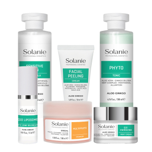 Kit creme Carla pentru ten uscat, peste 45 ani - Solanie - cu crema de noapte energizanta