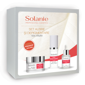 Set Albire si Depigmentare pentru ten tanar - Solanie
