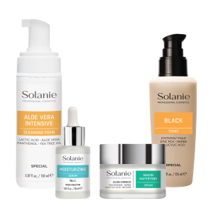 Set pentru ten gras, seboreic, uscat - mic - Solanie