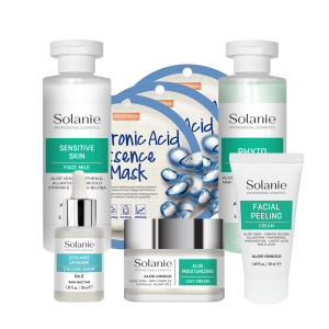 Kit creme Sara pentru ten uscat, 30-40 ani - Solanie - cu crema de zi hidratanta si masca hialuron