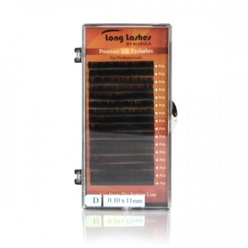 Gene Extreme Volume - D/ 0,10 - 11mm - Matase - Long Lashes
