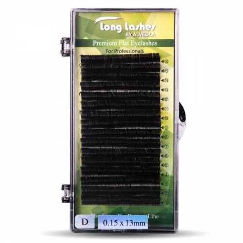 Gene fir cu fir FLAT - D/ 0,15 - 13 mm - Long Lashes