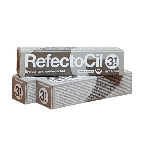 Set vopsea sprancene si gene - maro deschis - 3.1 - 3 buc - Refectocil