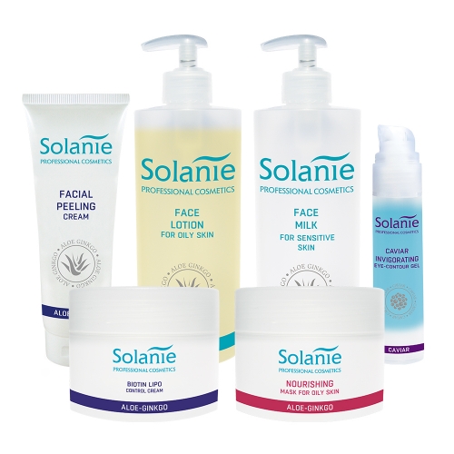 Kit creme Silvia pentru ten gras, toate varstele - cu masca nutritiva