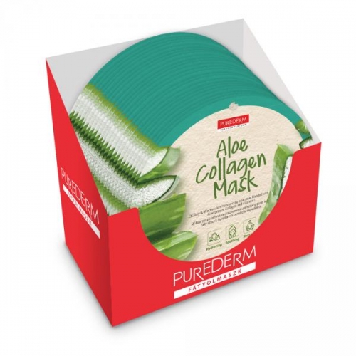 Masca Aloe Vera - cerc - 24 buc. - PureDerm
