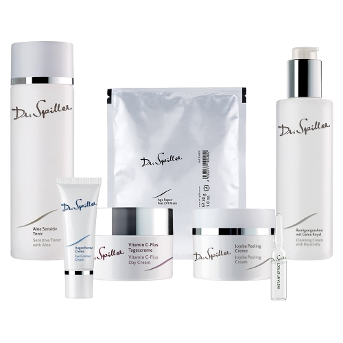 Tratament de Intinerire cu Masca antirid Peel Off - Kit Mic - Dr Spiller