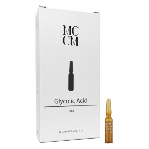Fiola Acid Glicolic 10% si complex de vitamine E si F - 2 ml x 20 buc - cutie - MCCM