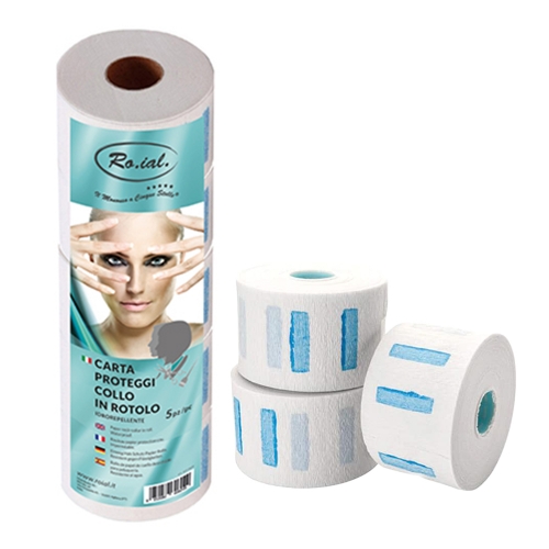 Set role gulere din hartie pentru protectie gat - 5 x 100 buc - Roial