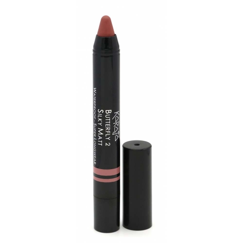 Ruj mat retractabil si rezistent la apa - Butterfly - Karaja - Dusty rose - Nr. 2