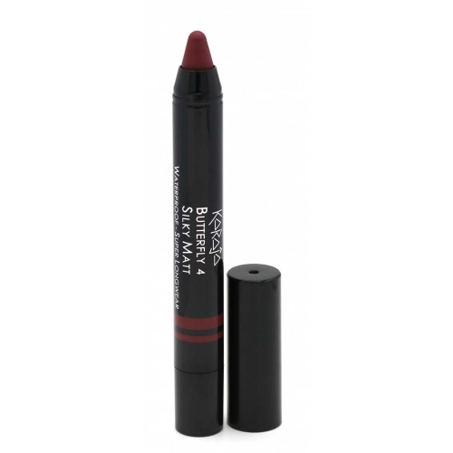 Ruj mat retractabil si rezistent la apa - Butterfly - Karaja - Dark cherry - Nr. 4