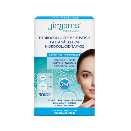 Plasturi hidrocoloidali pentru cosuri cu BHA + HA - 30 bucati - JimJams
