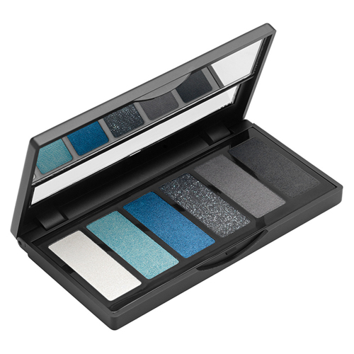 Paleta cu 6 farduri de ochi - Aden - Black/Blue - Nr. 1