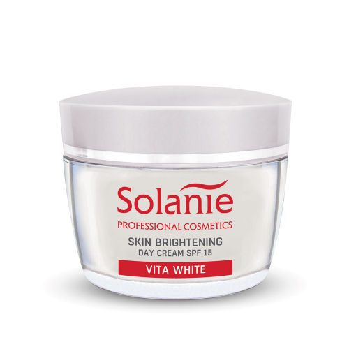 Crema de zi pentru albire si depigmentare - Vita White - 50 ml - Solanie