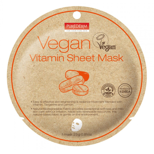 Masca cu Vitamine 3 in 1 - VEGAN - cerc - PureDerm