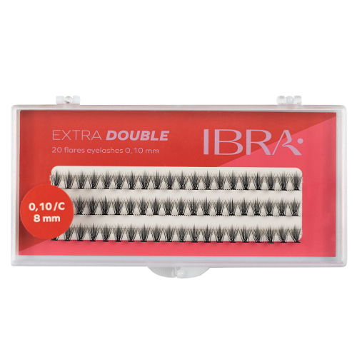 Gene false smocuri EXTRA DOUBLE - C/ 0,10 - 8 mm - Ibra