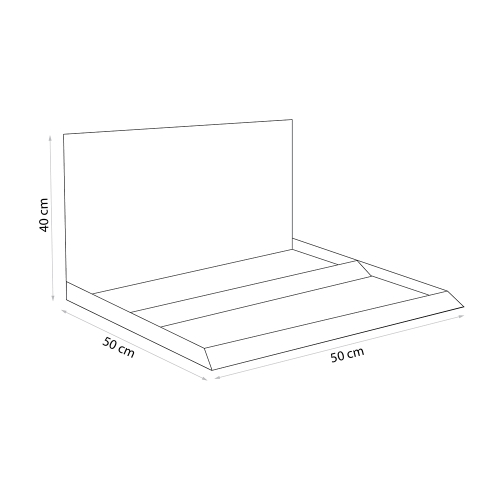 Display mare pentru produse cosmetice