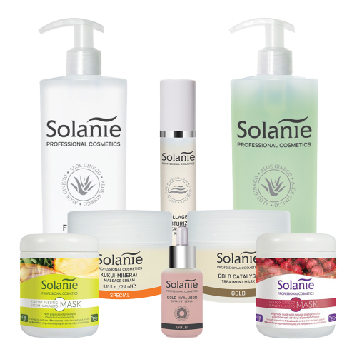 Tratament pentru ten deshidratat matur - Kit Mare - Solanie