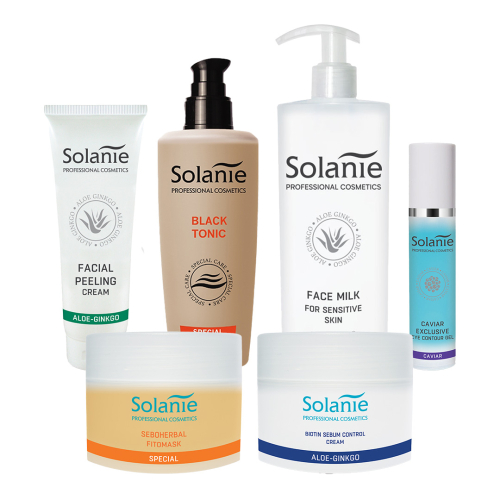 Kit creme Silvia pentru ten gras, toate varstele - Solanie