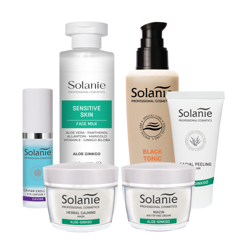 Kit creme Ina pentru ten gras, toate varstele - Solanie
