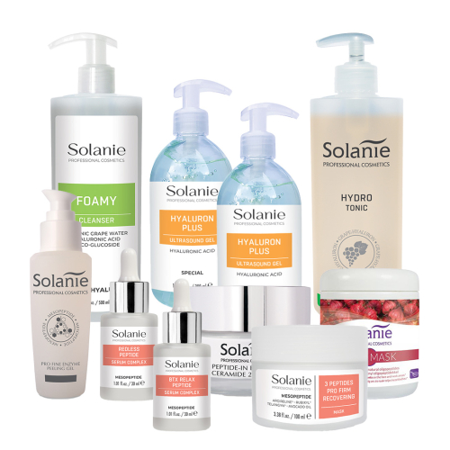 Tratament ten cuperozic cu MezoPeptide - Kit Mare - Solanie