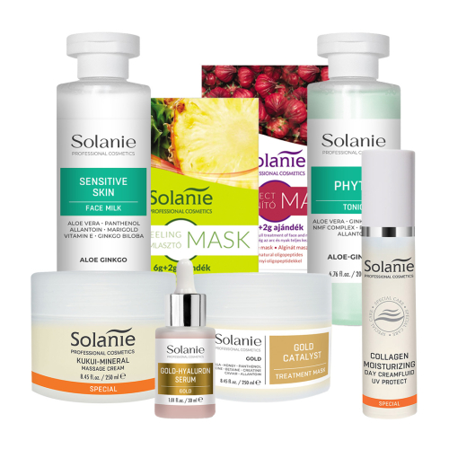 Tratament pentru ten deshidratat matur - Kit Mic - Solanie
