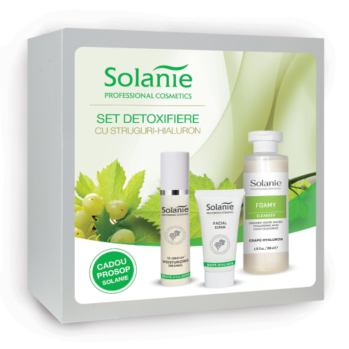 Set Detoxifiere Struguri-Hialuron - Solanie