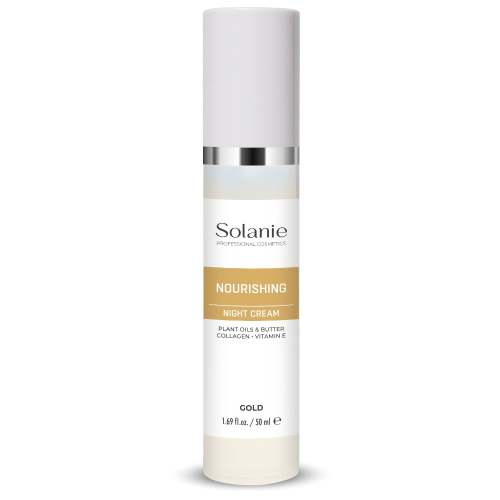 Crema de noapte cu aur si ulei de argan - 50 ml - Solanie