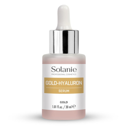 Ser aur cu acid hialuronic - 30 ml - Solanie
