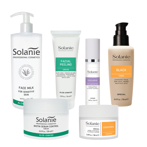 Kit creme Silvia pentru ten gras, toate varstele - Solanie