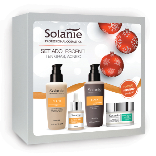 Set Adolescenti pentru ten gras, acneic - Solanie
