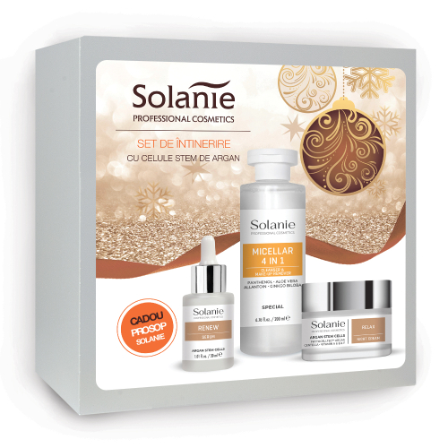 Set de intinerire a pielii cu celule stem de Argan - Solanie