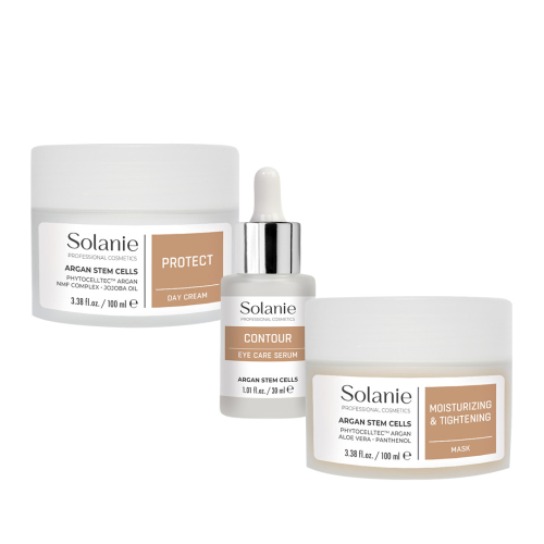 Kit Hidratant pentru ten uscat, normal - mare - Solanie