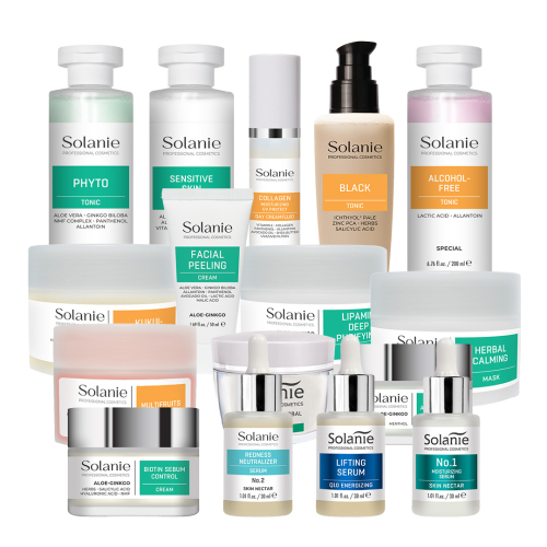 Kit profesional de pornire - pentru toate tipurile de ten - mic - Solanie