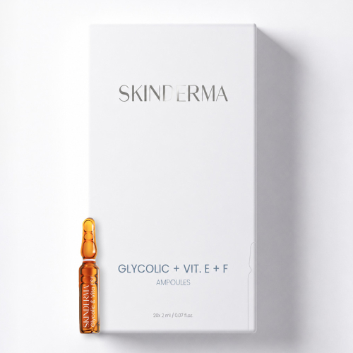 Fiola exfolianta Glycolic & Vita Complex - 2 ml x 20 buc - cutie - Skinderma