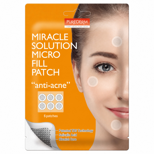 Plasturi cu Microace Anti-Acnee - Miracle Acne Fix - 6 buc - Purederm