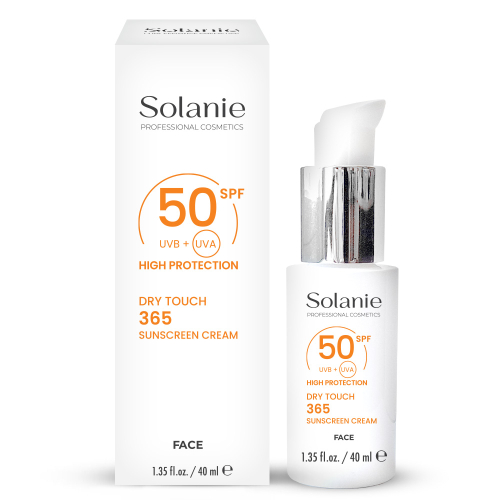 Fluid crema cu protectie solara ridicata SPF 50 DryTouch 365 - 40 ml - Solanie