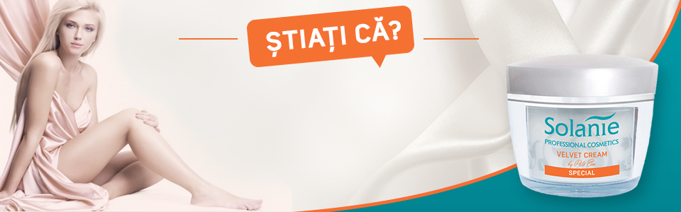 Știați că? Tenul Seboreic se poate trata eficient cu noua Cremă de Catifea Solanie?