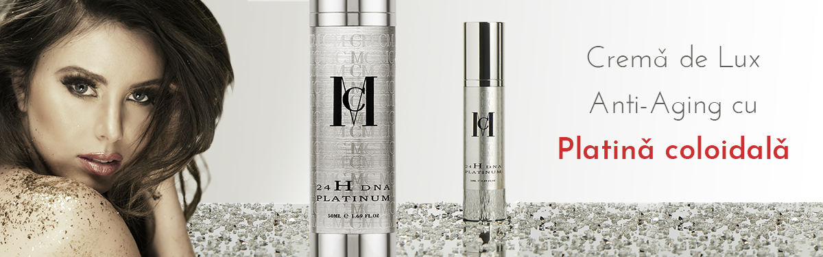 Cremă de Lux Anti-Aging cu Platină coloidală - MCCM Medical Cosmetics