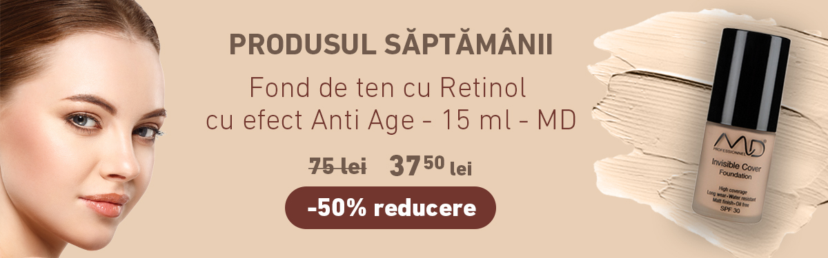 Fond de ten cu Retinol cu efect Anti Age - 15 ml - MD cu -50% reducere