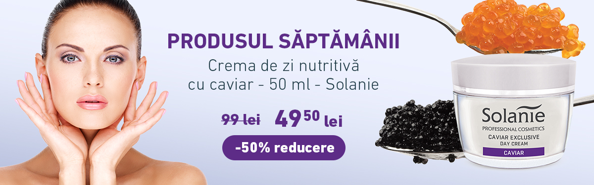 Crema de zi nutritiva cu caviar - 50 ml - Solanie cu -50% reducere